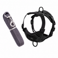 Black Adjustable Harness Set for Cats and Small Dogs