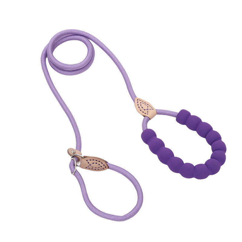 Lavender 59-Inch Dog Slip Lead, 0.31-Inch Rope